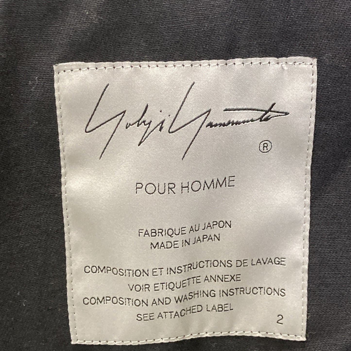 Yohji Yamamoto POUR HOMME ヨウジヤマモトプールオム 22SS HG-C12-056 ﾌﾞﾗｯｸ ﾓｯｽﾞｺｰﾄ コート 2