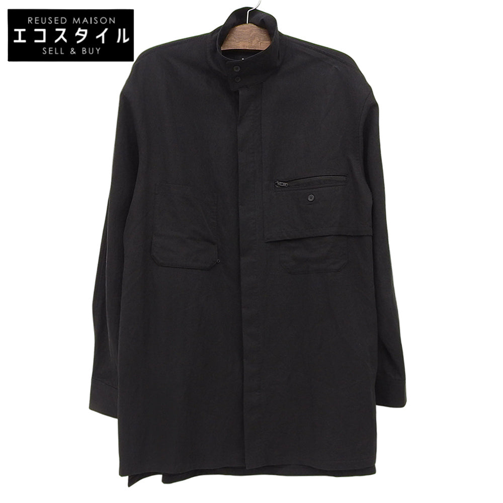 Y-3 ワイスリー オーバーシャツジャケット メンズ 黒 ブラック L IW7465 ジャケット L
