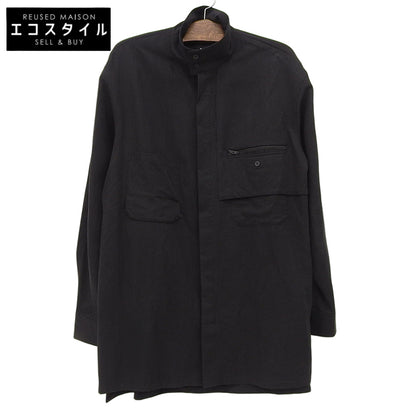 Y-3 ワイスリー オーバーシャツジャケット メンズ 黒 ブラック L IW7465 ジャケット L