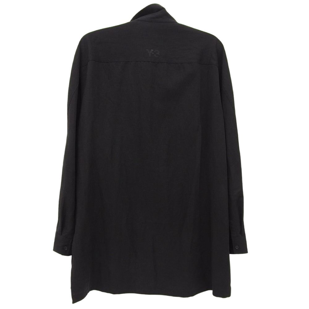 Y-3 ワイスリー オーバーシャツジャケット メンズ 黒 ブラック L IW7465 ジャケット L