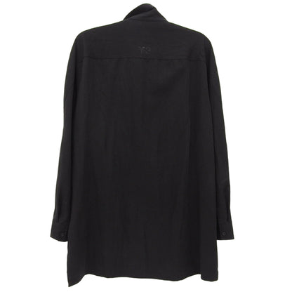 Y-3 ワイスリー オーバーシャツジャケット メンズ 黒 ブラック L IW7465 ジャケット L