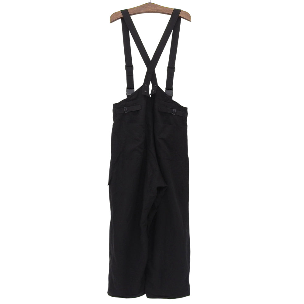 Y-3 ワイスリー リヨセル サスペンダー マルチポケット ワイドパンツ ボトムス メンズ 黒 ブラック M IW7471 ボトムス M