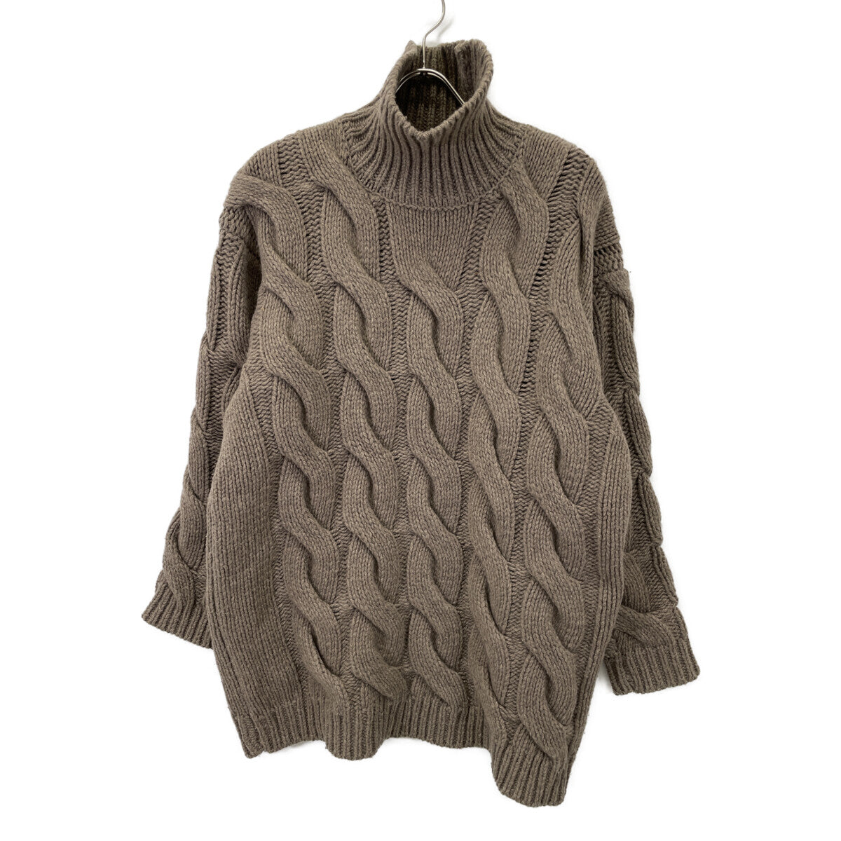 CLANE クラネ 15106-2172 BIG CABLE OVER HAND KNIT TOPS ビッグケーブル オーバーサイズ ニットセーター/ トップス 2