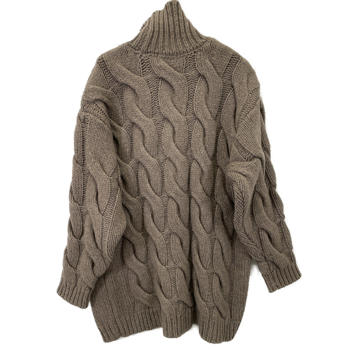 CLANE クラネ 15106-2172 BIG CABLE OVER HAND KNIT TOPS ビッグケーブル オーバーサイズ ニットセーター/ トップス 2
