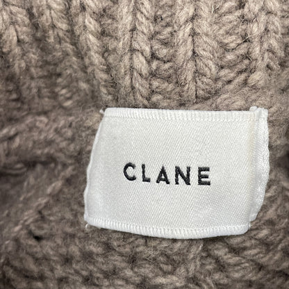 CLANE クラネ 15106-2172 BIG CABLE OVER HAND KNIT TOPS ビッグケーブル オーバーサイズ ニットセーター/ トップス 2