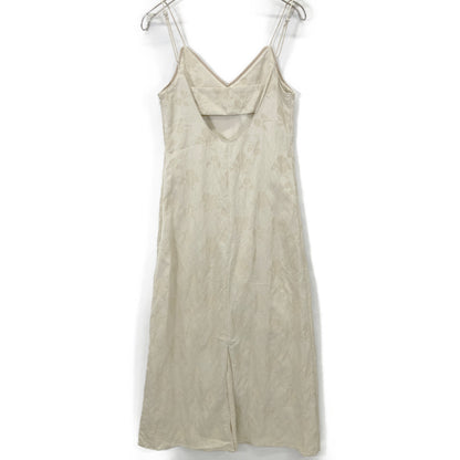 CLANE クラネ 15112-5142 ﾗｲﾄｲｴﾛｰ ﾚｰﾖﾝ混 ｳﾞｨﾝﾃｰｼﾞ ﾌﾗﾜｰ ｷｬﾐﾜﾝﾋﾟｰｽ ワンピース 1