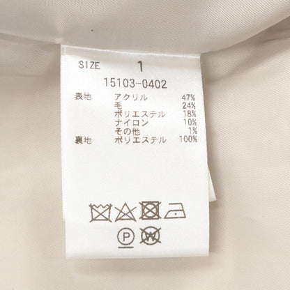 CLANE クラネ 15103-0402 mix tweed puffsleeve jacket ジャケット 1