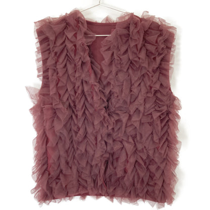 AMERI アメリ 01320570050 ｳﾞｧ-ｶﾞﾝﾃﾞｨ I LINE TULLE VEST SET DRESS ワンピース M