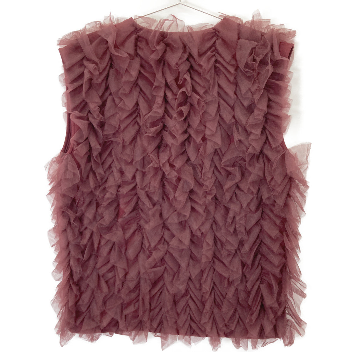 AMERI アメリ 01320570050 ｳﾞｧ-ｶﾞﾝﾃﾞｨ I LINE TULLE VEST SET DRESS ワンピース M