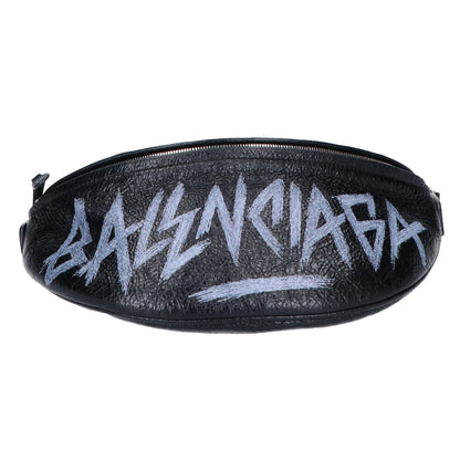 BALENCIAGA バレンシアガ 551550 スーベニア グラフィティ ボディバッグ