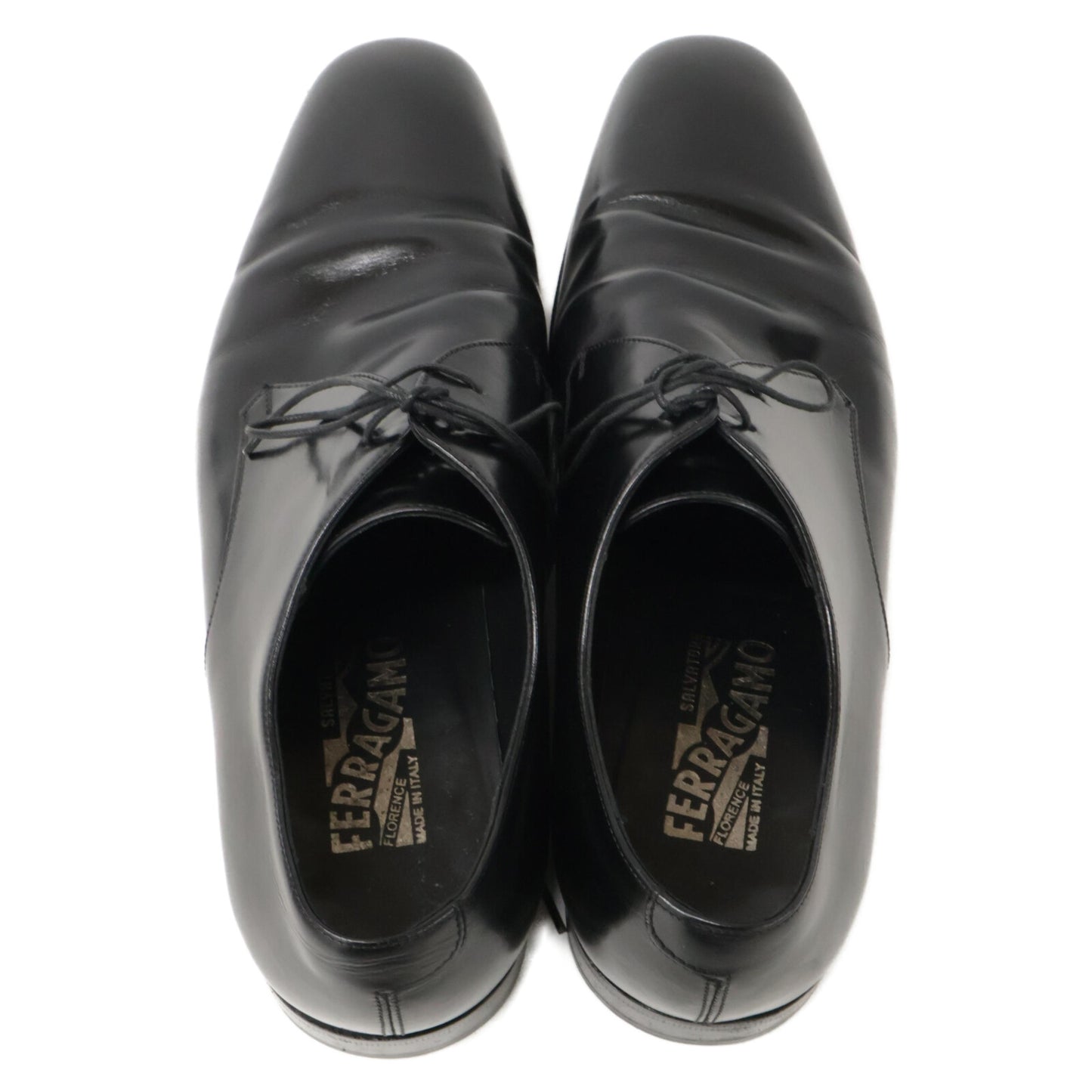 Salvatore Ferragamo サルヴァトーレフェラガモ 34303 レザー レースアップ シューズ 8 1/2EEE