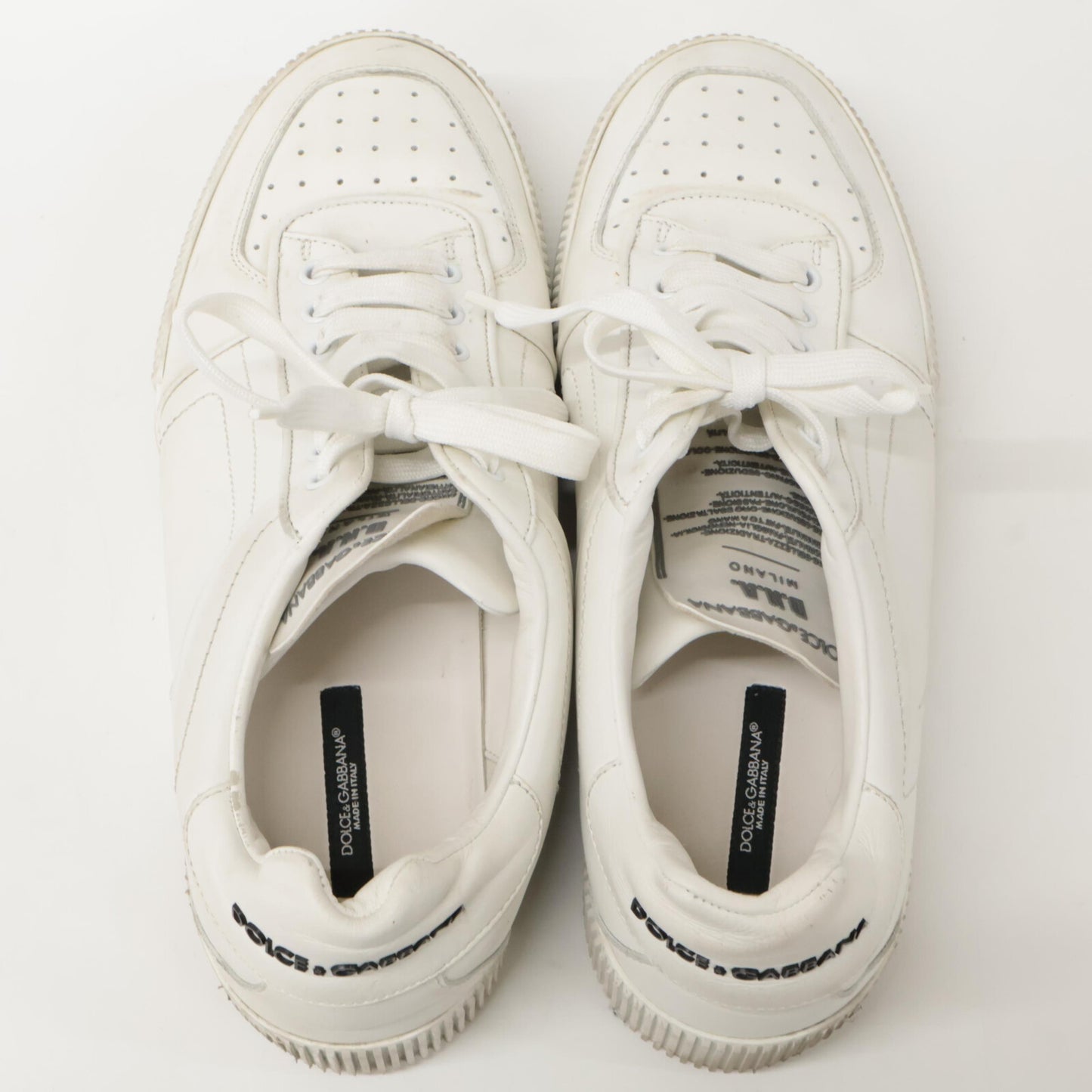 DOLCE&GABBANA ドルチェアンドガッバーナ AA617 マイアミ ナッパカーフ スニーカー/ シューズ 9