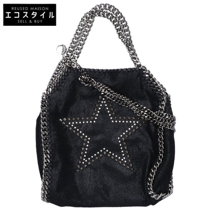 STELLA McCARTNEY ステラマッカートニー 【美品】371223 W9898 スタースタッズ ファラベラ ミニ 2WAYチェーンショルダー トートバッグ