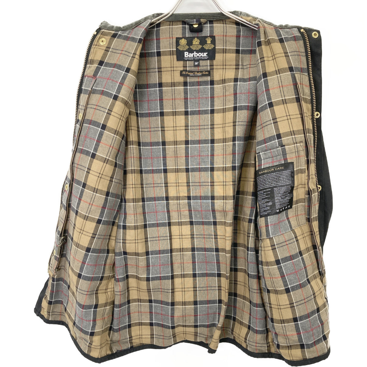 Barbour バブアー 16年 ﾌﾞﾗｯｸ ｲﾝﾀｰﾅｼｮﾅﾙ SL ｵｲﾙﾄﾞｼﾞｬｹｯﾄ ジャケット 38
