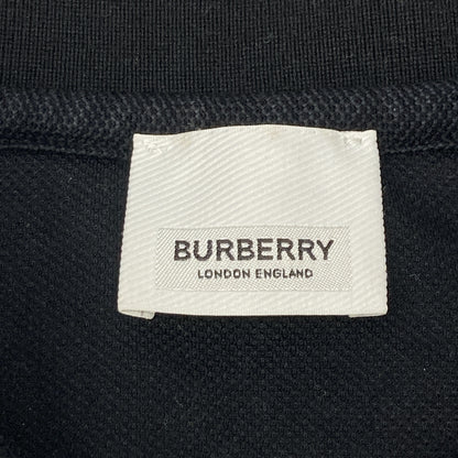 BURBERRY バーバリー 8025774 ﾌﾞﾗｯｸ ﾛｺﾞｴﾝﾌﾞﾛｲﾀﾞﾘｰ ﾎﾟﾛｼｬﾂ トップス XXL