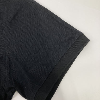 BURBERRY バーバリー 8025774 ﾌﾞﾗｯｸ ﾛｺﾞｴﾝﾌﾞﾛｲﾀﾞﾘｰ ﾎﾟﾛｼｬﾂ トップス XXL