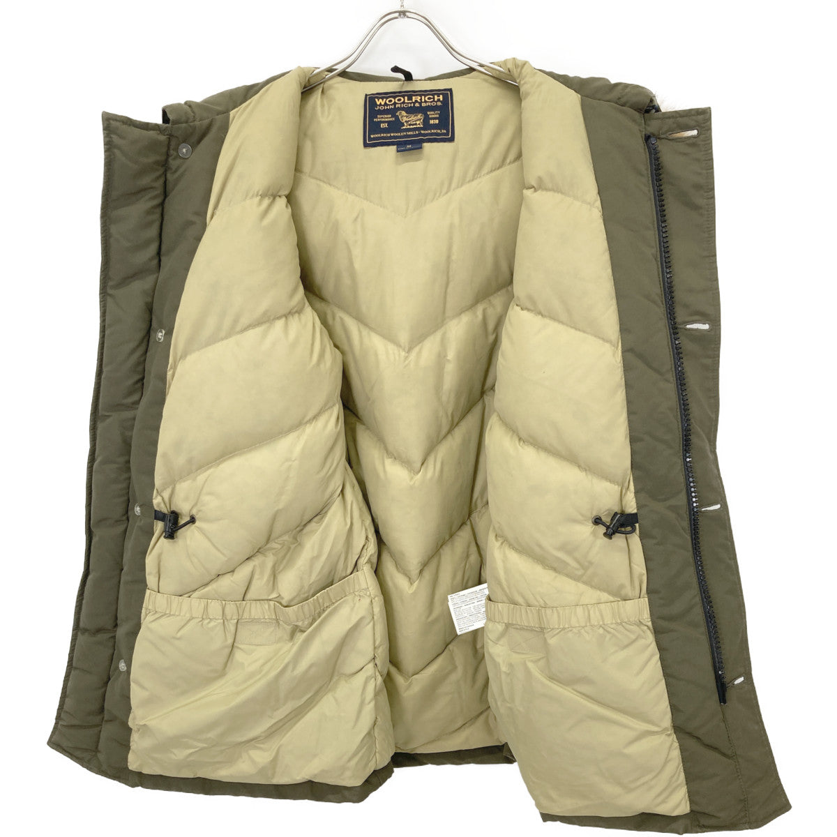 WOOLRICH ウールリッチ 1202039 ｶｰｷ ｱｰｸﾃｨｯｸﾊﾟｰｶｰ ﾀﾞｳﾝ コート M