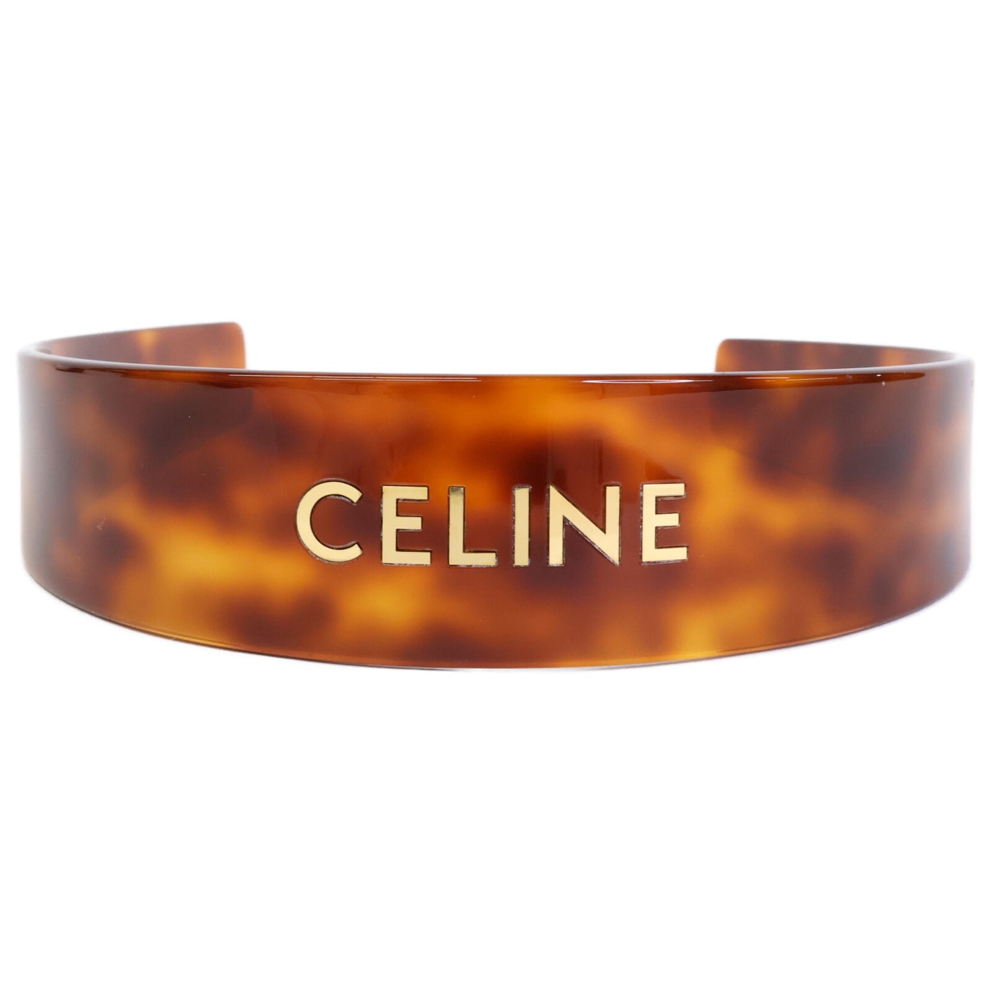 CELINE セリーヌ 【即決】46Y376CEA.19LG CELINE ヘアアクセサリー ヘッドバンド / アセテート＆スチール ヘアアクセサリー