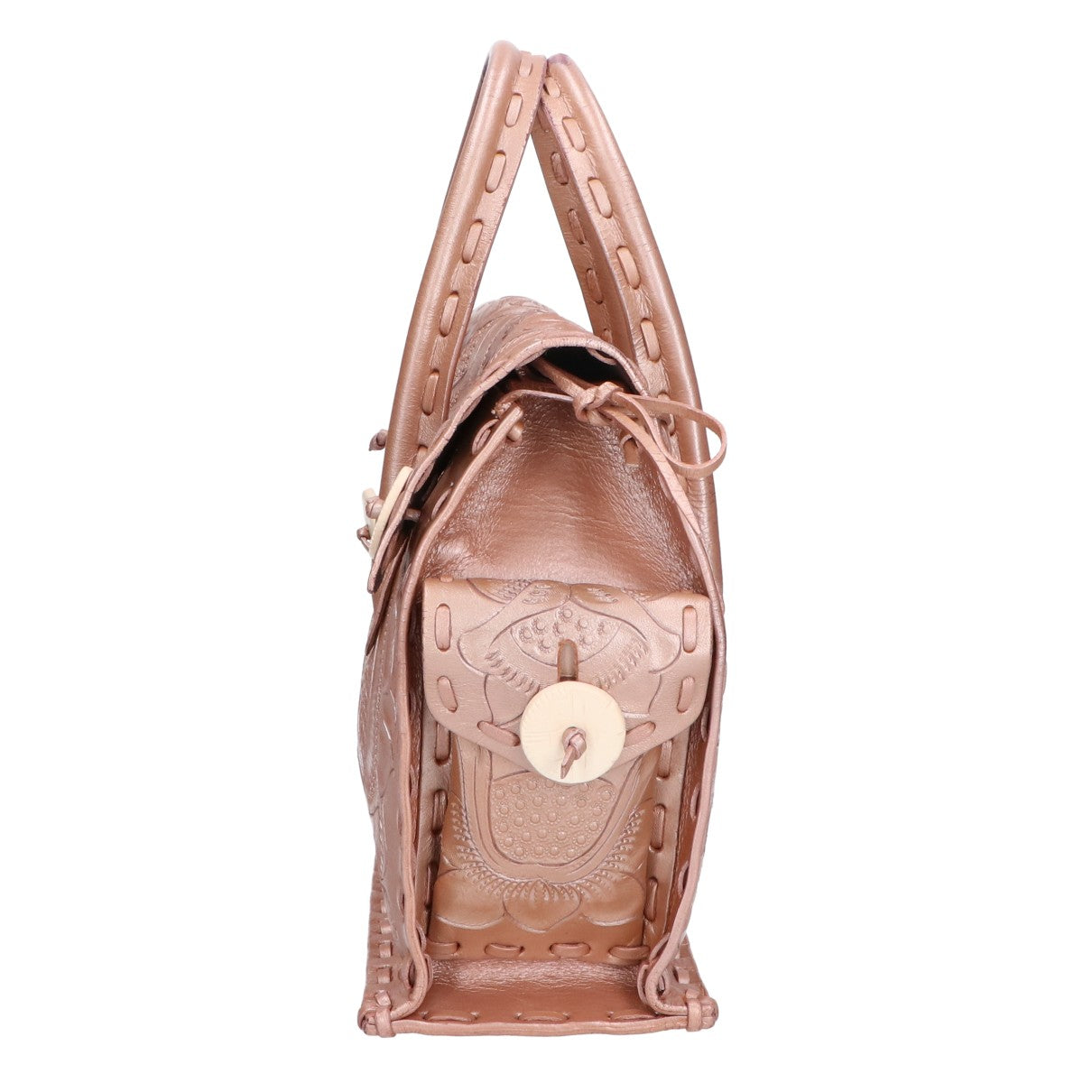 CARVING TRIBES カービングトライブス MAESTRA S マエストラS カービングレザー フラップ ハンドバッグ