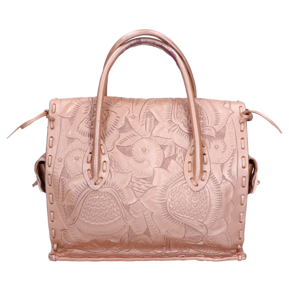 CARVING TRIBES カービングトライブス MAESTRA S マエストラS カービングレザー フラップ ハンドバッグ