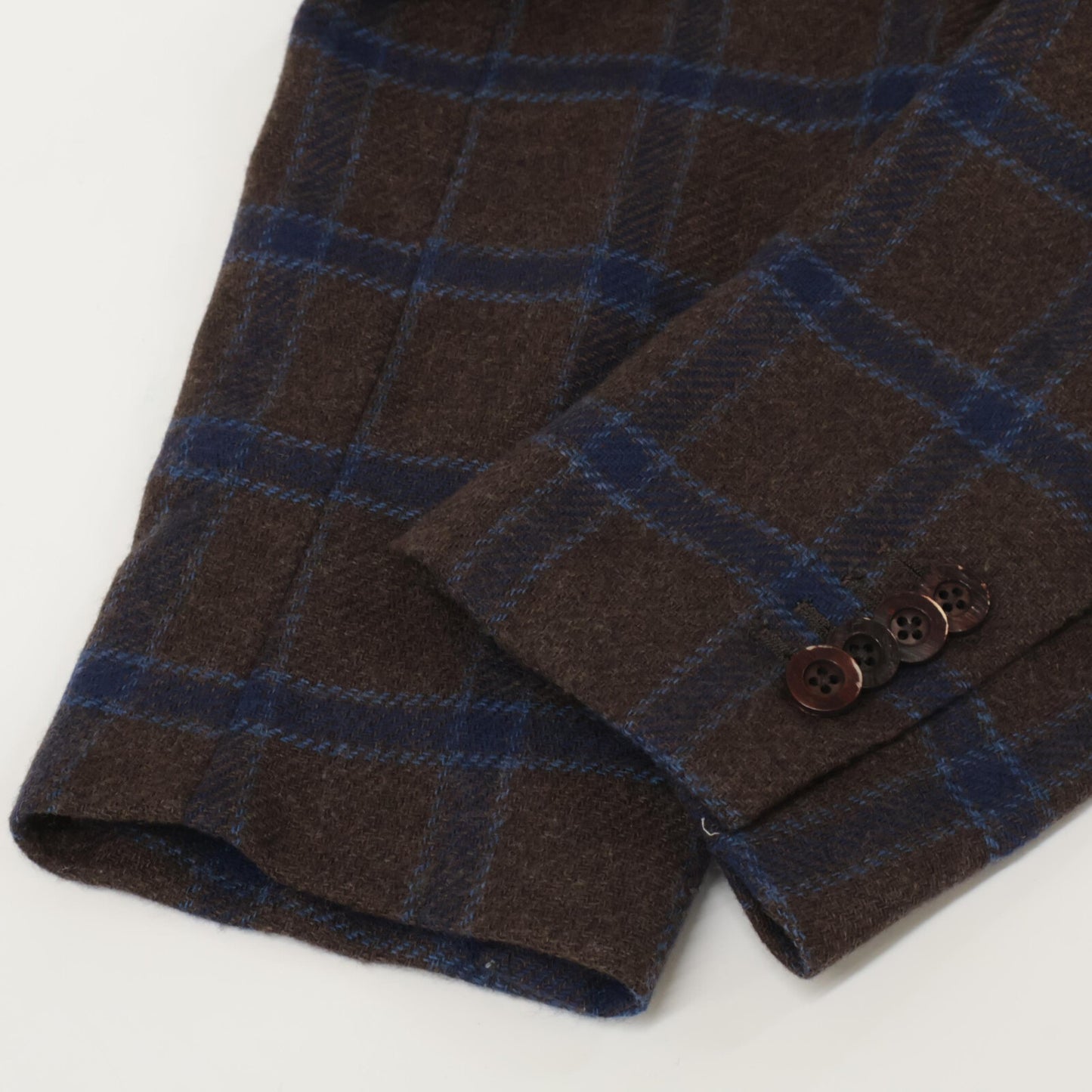 Belvest ベルベスト G10647 ﾌﾞﾙｰ×ﾌﾞﾗｳﾝ ｳｰﾙ ｶﾞﾝｸﾗﾌﾞﾁｪｯｸ JACKET IN THE BOX ｼﾞｬｹｯﾄ ジャケット 50