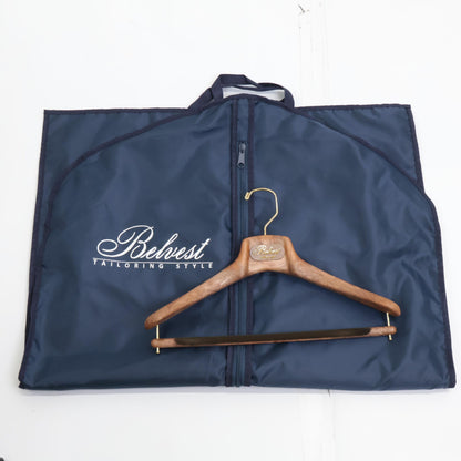 Belvest ベルベスト G10647 ﾌﾞﾙｰ×ﾌﾞﾗｳﾝ ｳｰﾙ ｶﾞﾝｸﾗﾌﾞﾁｪｯｸ JACKET IN THE BOX ｼﾞｬｹｯﾄ ジャケット 50