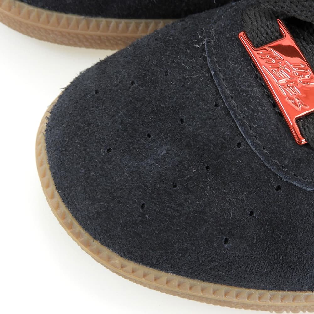 adidas アディダス 美品 ハンドレッドシーヴス パロス ヒルズ スニーカー シューズ レディース ブラック×レッド 23.5cm JH9125 シューズ 5 1/2(US)