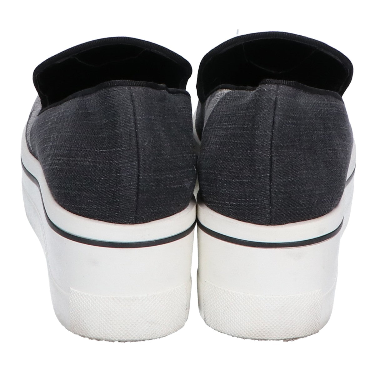 STELLA McCARTNEY ステラマッカートニー 392333 ビンクス プラットフォーム スター デニム スリッポン シューズ 35