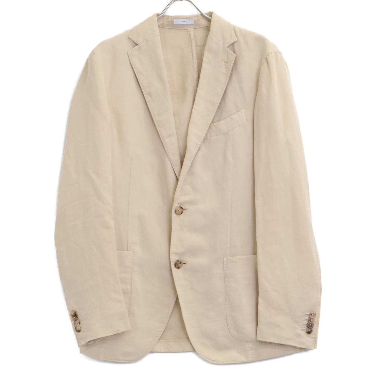 BOGLIOLI ボリオリ R1302G ｺｯﾄﾝﾘﾈﾝ 03 COAT ﾃｰﾗｰﾄﾞｼﾞｬｹｯﾄ ジャケット 48