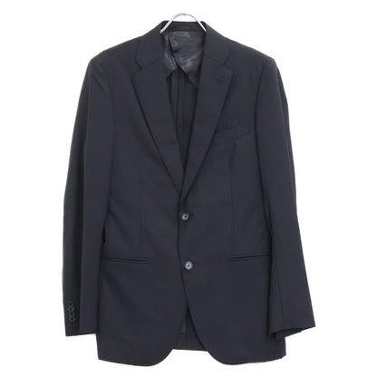 SHIPS シップス 117-11-1620 ﾌﾞﾗｯｸ ｽﾄﾗｲﾌﾟ REDA生地 ｽｰﾂ ｾｯﾄｱｯﾌﾟ 48