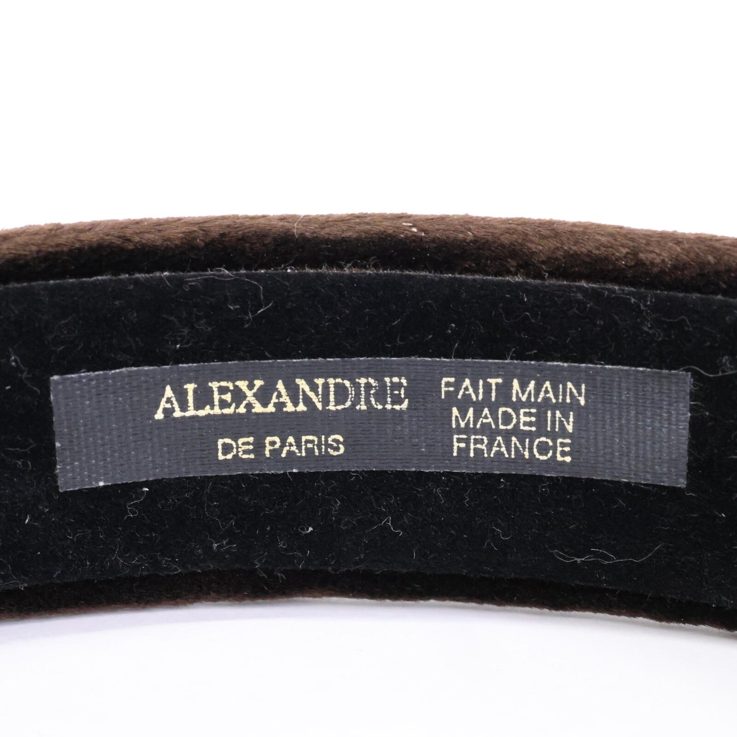 ALEXANDRE de PARIS アレクサンドル ドゥ パリ 0002026839-001-1-08 ベロア カチューシャ ヘアアクセサリー