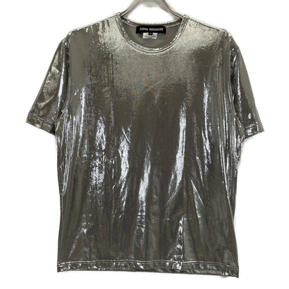 COMMEdesGARCONS JUNYA WATANABE コムデギャルソンジュンヤワタナベ 25SS JO-T015 ﾒﾀﾘｯｸ Tｼｬﾂ トップス M
