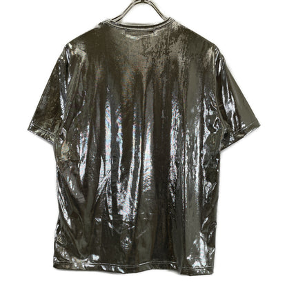 COMMEdesGARCONS JUNYA WATANABE コムデギャルソンジュンヤワタナベ 25SS JO-T015 ﾒﾀﾘｯｸ Tｼｬﾂ トップス M