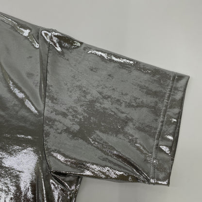 COMMEdesGARCONS JUNYA WATANABE コムデギャルソンジュンヤワタナベ 25SS JO-T015 ﾒﾀﾘｯｸ Tｼｬﾂ トップス M