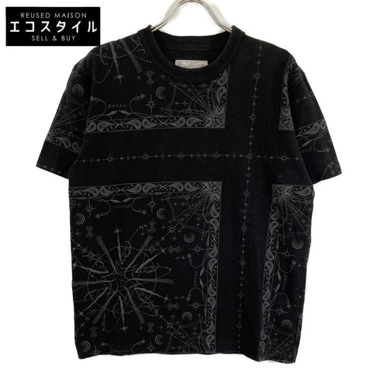 sacai サカイ ×Dr.Woo 20-02343M ﾌﾞﾗｯｸ ﾊﾞﾝﾀﾞﾅﾌﾟﾘﾝﾄ Tｼｬﾂ トップス 2