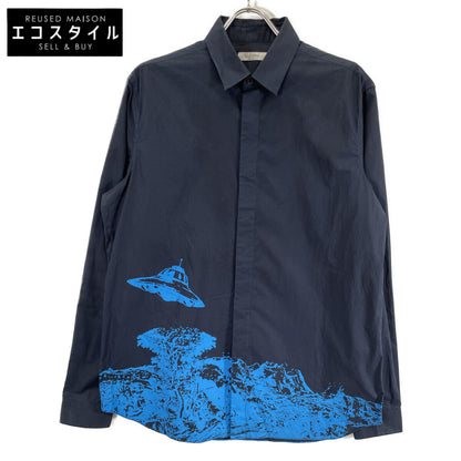 VALENTINO ヴァレンティノ SV0AB7655MJ ×UNDERCOVER ｸﾞﾗﾌｨｯｸﾌﾟﾘﾝﾄ ｺｯﾄﾝ 長袖ｼｬﾂ トップス 41