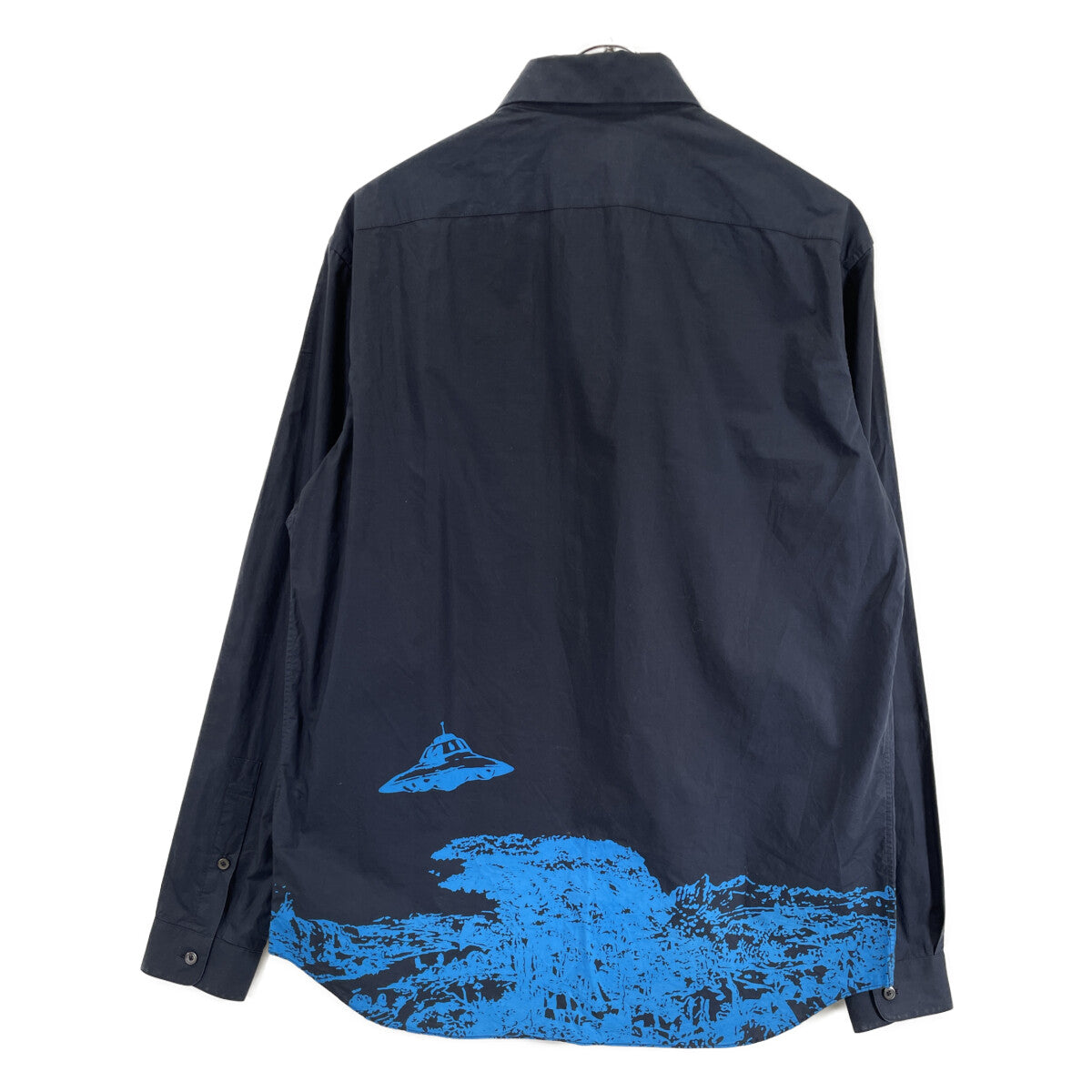 VALENTINO ヴァレンティノ SV0AB7655MJ ×UNDERCOVER ｸﾞﾗﾌｨｯｸﾌﾟﾘﾝﾄ ｺｯﾄﾝ 長袖ｼｬﾂ トップス 41