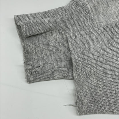 Champion チャンピオン ｸﾞﾚｰ ﾄﾘｺﾀｸﾞ後期 ｱｰﾁ3段染み込み ﾊﾟｰｶｰ　80s トップス L