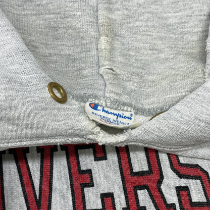 Champion チャンピオン ｸﾞﾚｰ ﾄﾘｺﾀｸﾞ後期 ｱｰﾁ3段染み込み ﾊﾟｰｶｰ　80s トップス L