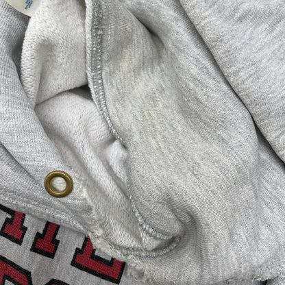 Champion チャンピオン ｸﾞﾚｰ ﾄﾘｺﾀｸﾞ後期 ｱｰﾁ3段染み込み ﾊﾟｰｶｰ　80s トップス L