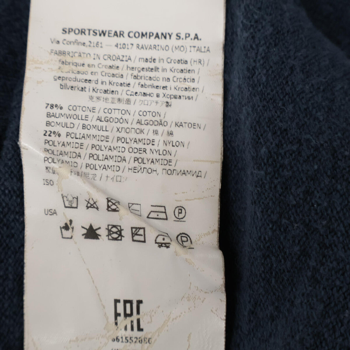 STONE ISLAND ストーンアイランド 【国内正規】661552880 OLD TREATMENT 長袖 ニットカットソー/ トップス L