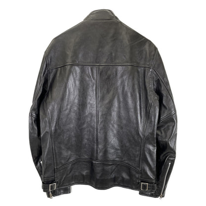 SCHOTT ショット 782-3950077 ﾌﾞﾗｯｸ 羊革 DOUBLE BREAST RIDERS ジャケット XL