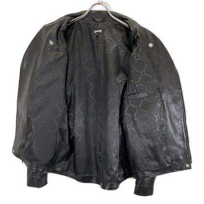 SCHOTT ショット 782-3950077 ﾌﾞﾗｯｸ 羊革 DOUBLE BREAST RIDERS ジャケット XL