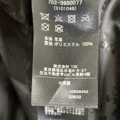 SCHOTT ショット 782-3950077 ﾌﾞﾗｯｸ 羊革 DOUBLE BREAST RIDERS ジャケット XL