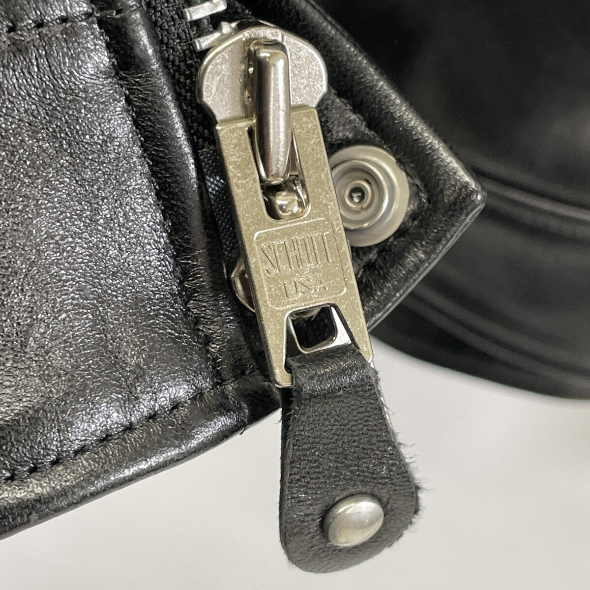 SCHOTT ショット 782-3950077 ﾌﾞﾗｯｸ 羊革 DOUBLE BREAST RIDERS ジャケット XL