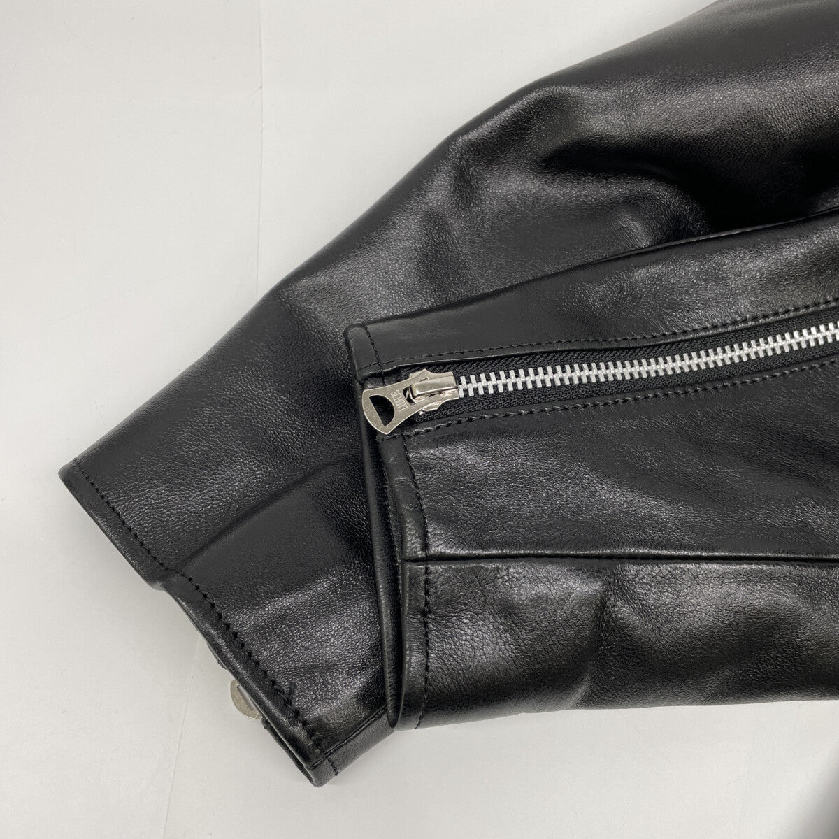 SCHOTT ショット 782-3950077 ﾌﾞﾗｯｸ 羊革 DOUBLE BREAST RIDERS ジャケット XL