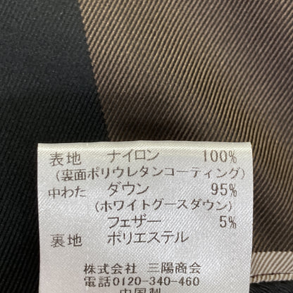 BLACK LABEL CRESTBRIDGE ブラックレーベルクレストブリッジ 51F11-211-09 ﾌﾞﾗｯｸ 裏地ﾁｪｯｸ ﾀﾞｳﾝｼﾞｬｹｯﾄ ジャケット LL