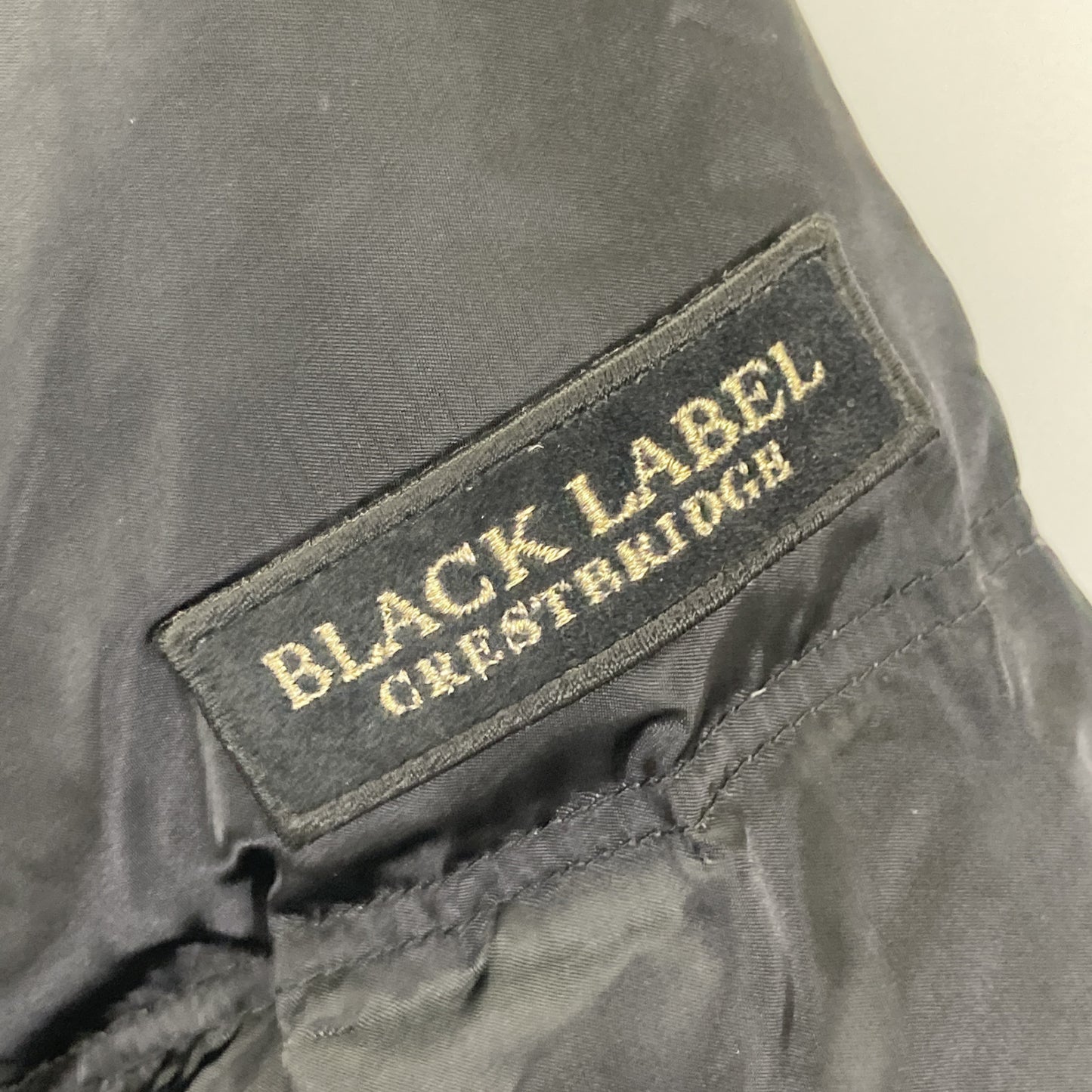 BLACK LABEL CRESTBRIDGE ブラックレーベルクレストブリッジ 51F11-211-09 ﾌﾞﾗｯｸ 裏地ﾁｪｯｸ ﾀﾞｳﾝｼﾞｬｹｯﾄ ジャケット LL