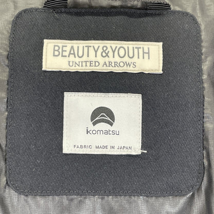 B&Y U-ARROWS ビューティーアンドユース ユナイテッドアローズ 【小松ﾏﾃｰﾚ】ﾌﾞﾗｯｸ TR ALLIED ﾀﾞｳﾝｼﾞｬｹｯﾄ ジャケット L