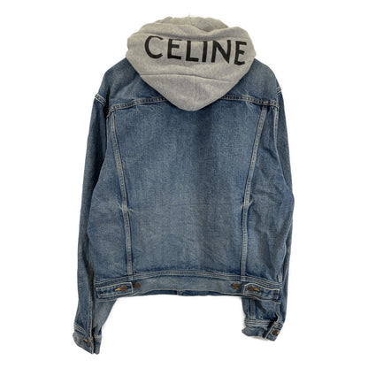 CELINE セリーヌ 2Q472930F.07UW ﾕﾆｵﾝｳｫｯｼｭ ﾃﾞﾆﾑ ﾄﾗｯｶｰｼﾞｬｹｯﾄ ジャケット M